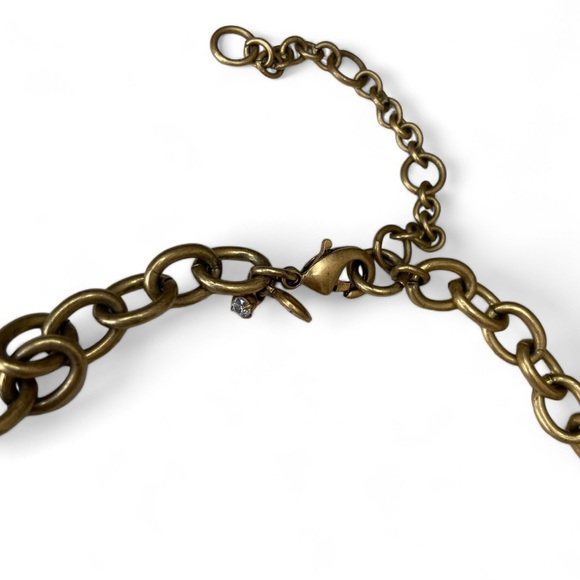 J Crew statement necklace, gemstones, EUC - Picture 6 of 6